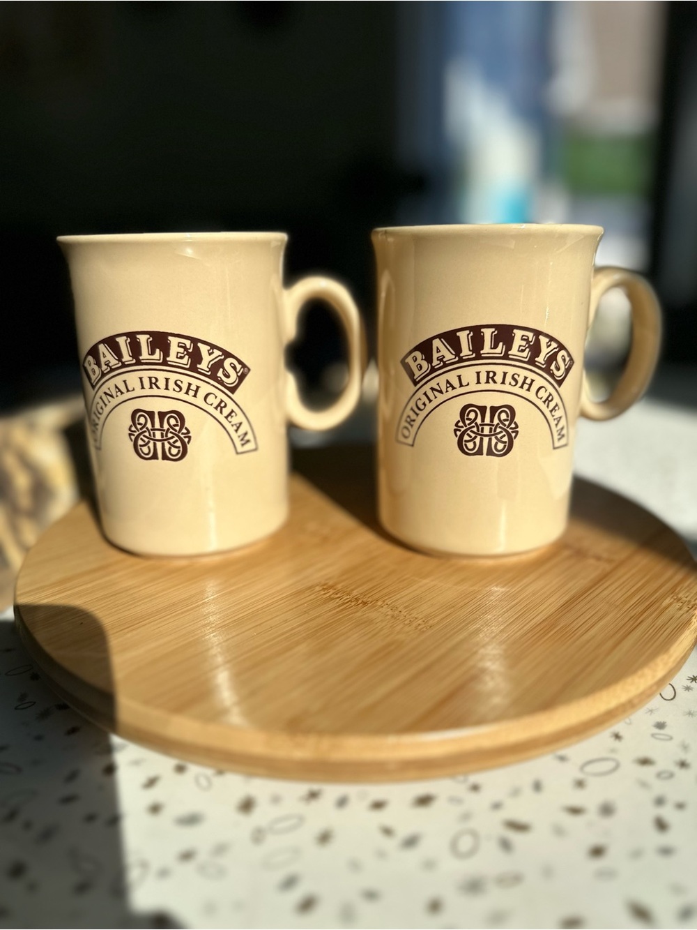 Baileys Irish Cream Ceramic Mug - Set of 2 Made in England VTG